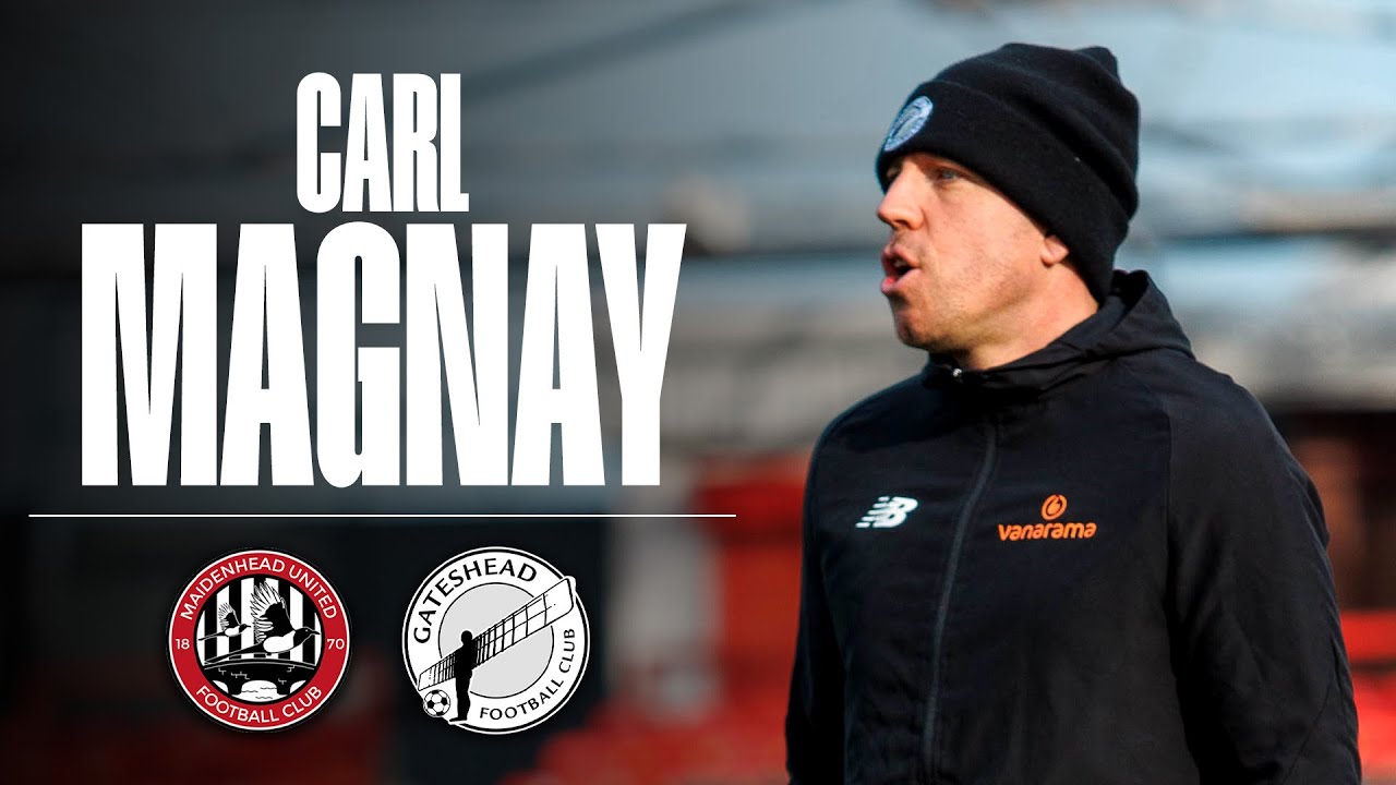 💬 “We know what we want to achieve” | Carl Magnay pre-Maidenhead United (A) | INTERVIEW