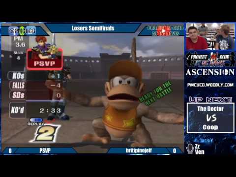 "Ascension 7/16/16" - PSVP (Roy/Squirtle) v. britipinojeff (Diddy/Ike) - Losers Semis