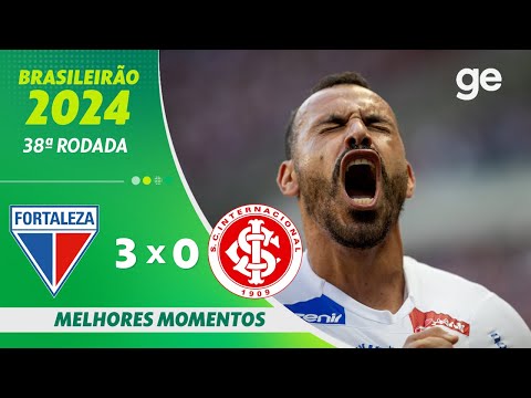 Gols e lances de Fortaleza x Internacional