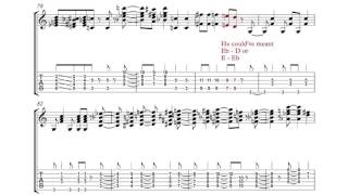 Kenny Burrell - Tenderly Live Solo Guitar Transcription