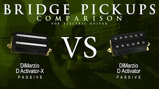 Video thumbnail for DiMarzio D ACTIVATOR X vs D ACTIVATOR - Passive Bridge Pickup Guitar Tone Comparison Demo by Mike Stamper
