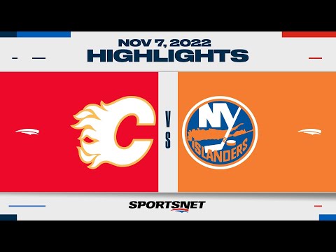 NHL Highlights | Flames vs. Islanders - November 7, 2022