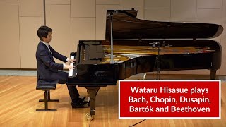 Download lagu Jour Fixe – Musik am Nachmittag: Wataru Hisasue spielt Bach, Chopin, Dusapin, Bartók und Beethoven mp3