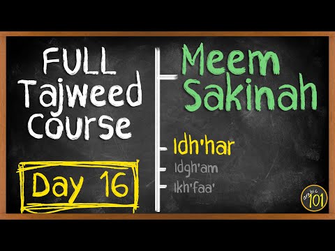 The BEST 30-day Program for Tajweed - DAY 16 | Arabic101