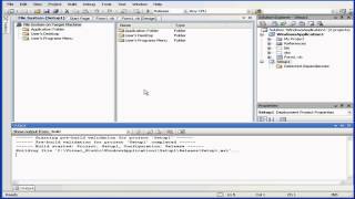 Visual Basic Video Tutorial - Volume 1- Lesson 09:  Deployment Project