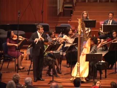Mozart: Concerto for Flute & Harp, Mvt 2: Höskuldsson, Hoffman, Met Players