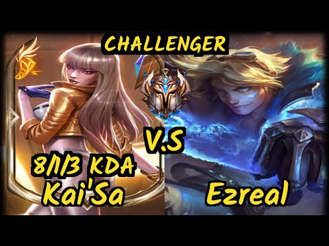 GEN.G Ruler (KAI'SA) vs EZREAL - 8/1/3 KDA BOTTOM ADC CHALLENGER GAMEPLAY - KR