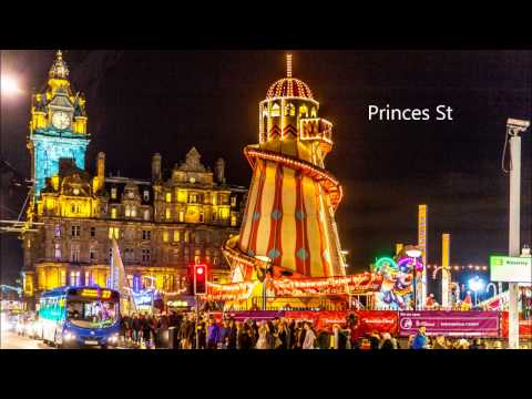 Edinburgh`s Christmas 2016 with vocals by Shakin Stevens I`ll Be Home For Christmas