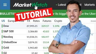 Cómo Usar Marketwatch | Tutorial completo 🔥
