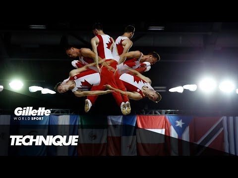 Trampolining technique with Jason Burnett | Gillette World Sport