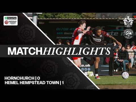 Hornchurch 0-1 Hemel Hempstead Town Enterprise National League South 2025/26