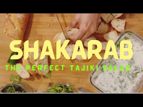 How to make easy Tajiki Salad with yogurt (SHAKARAB) for a Delightful Evening @oshpazkelin