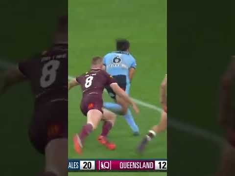Jarome Luai Try Vs Maroons #shorts #nrl #stateoforigin