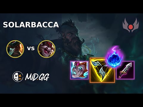 MID.GG: [ solarbacca ] Gangplank TOP vs Kled | NA GRANDMASTER | LOL Season 2025