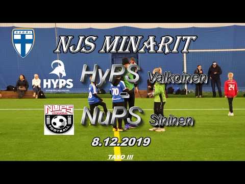 NJS Minarit P11 HyPS Valkoinen vs NuPS P09 Sininen 8.12.2019