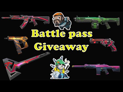 Valorant - New Battle Pass GIVEAWAY | Episode 4: Act III Kickoff | All Battle Pass Skins |