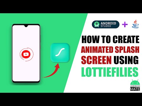 How to create Animated Splash Screen using LottieFlies in Android Studio | Java 🔥