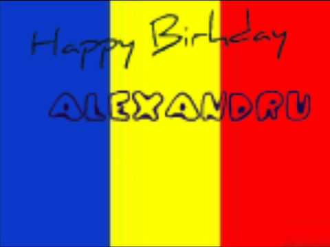 Happy Birthday Alexandru