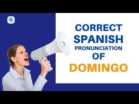 How to pronounce 'Domingo' (Sunday) in Spanish? | Spanish Pronunciation