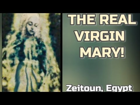 Rare Photo Reveals The Real Virgin Mary! From Apparition of Zeitoun Egypt 1968 - Remarkable Glimpse!