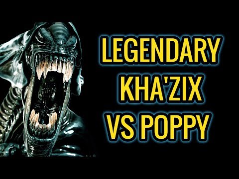 Kha'Zix vs Poppy Jungle Ranked Gameplay | S7 | 7.18 |