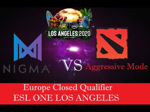 NIGMA vs AGGRESSIVE MODE - BO2 - Game 1 - Europe Closed Qualifier Group Stage ESL ONE LOS ANGELES