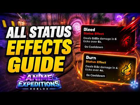 ALL STATUS EFFECTS GUIDE in ANIME EXPEDITIONS Roblox