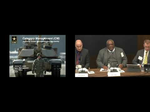 2019 Army Acquisition & Contracting Hot Topic - PANEL 1 - Revolutionizing Industrial Age Thinking