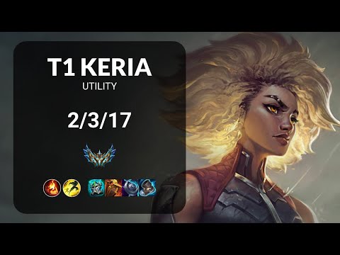 T1 Keria Rell vs Braum UTILITY - KR CHALLENGER Patch 13.13
