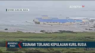 Download lagu Detik Detik Tsunami Hantam Pantai di Hokkaido Jepang Dampak Gempa Rusia mp3
