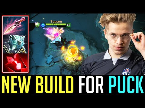 Topson Creating New Meta on PUCK vs LVL 25 Master Tier TECHIES Mid DOTA 2