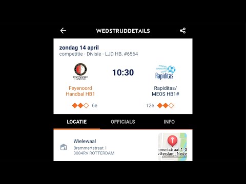 Feyenoord handbal HB1 - Rapiditas / Meos HB1#