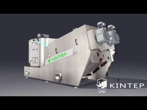 Video of Sludge Dewatering Machine Work Principle