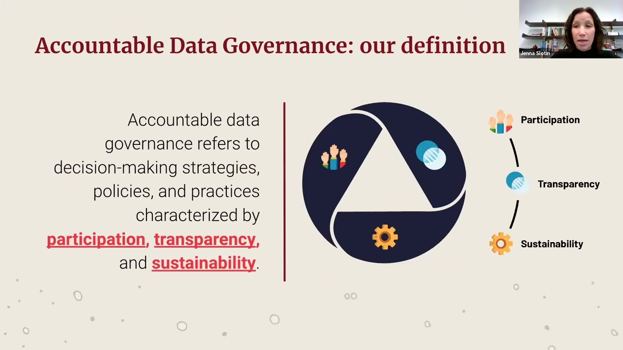 Data Values e-learning course: Accountable data governance clip 1