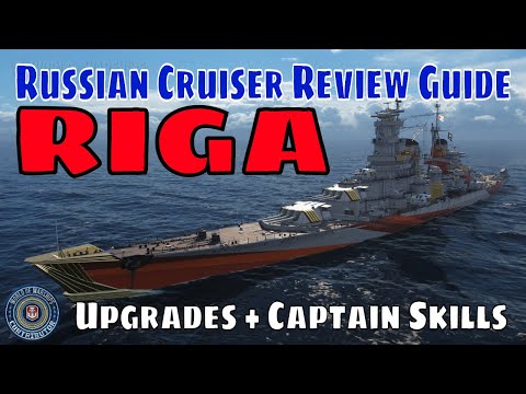 Riga New Heavy Russian Cruisers World of Warships Wows Review Guide