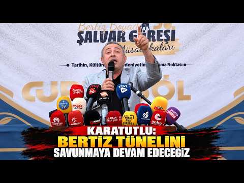 Karatutlu: Bertiz tünelini savunmaya devam edeceğiz