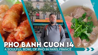 Travel vlog - Pho Banh Cuon 14 :: A Soulful Bowl of Pho in Paris, France
