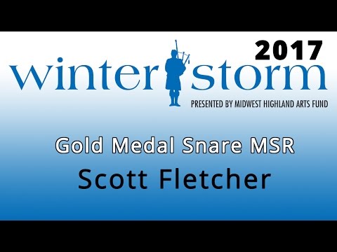 Winter Storm 2017 - Gold Medal Snare - MSR Qualifier - Scott Fletcher