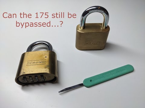 [006] How the brand new Masterlock 175 can be bypassed...