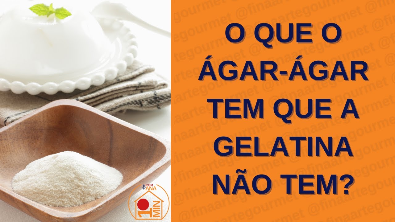 #10MinutosComAna l O QUE O ÁGAR-ÁGAR TEM QUE A GELATINA NÃO TEM