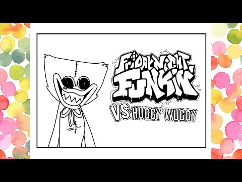 Coloring Pages Huggy Wuggy/Coloring Pages Friday Night Funkin VS Huggy Wuggy/Coloring Poppy Playtime