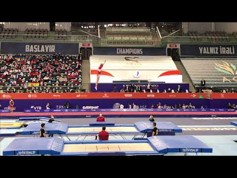 Mia Mangold (SUI) F - 2021 Trampoline World Age Group Competition, Baku AZE