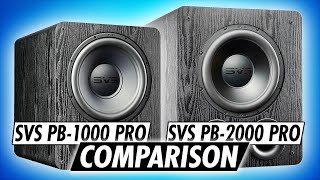 Video thumbnail for SVS PB-1000 PRO and SVS PB-2000 PRO Subwoofer Comparison by Home Theater Gamer