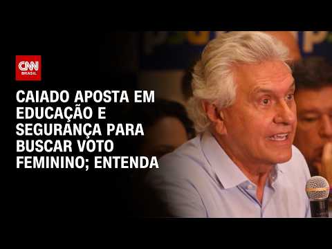 Eleições 2026: Caiado busca voto feminino para se aproximar de Flávio Bolsonaro | CNN PRIME TIME