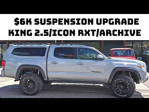 Accutune King Icon Archive Garage Suspension Lift on my 3rd Gen Tacoma