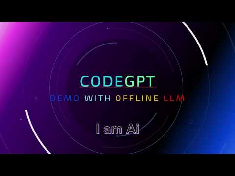 i am ai - CodeGPT tool – (offline with llava via ollama) on VS code extension #BI #AI #DataScience