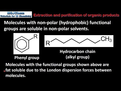 D.9 Extraction and purification of organic products (HL)