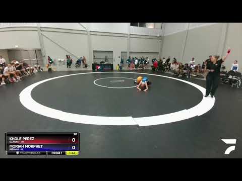 105 Lbs Round 3 (6 Team) - Khole Perez, Illinois Vs Moriah Morphet, Indiana 56cd