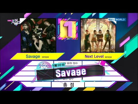 211015 Aespa “SAVAGE” 2ND WIN | MUSIC BANK TODAY WINNER