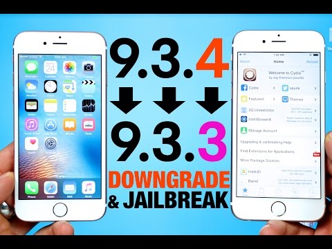How To Downgrade iOS 9.3.4 to 9.3.3 & Jailbreak!